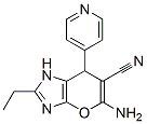 (9Ci)-5-氨基-2-乙基-1,7-二氢-7-(4-吡啶)-吡喃并[2,3-D]咪唑-6-甲腈结构式_374612-98-3结构式