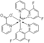 双(4,6-二氟苯基吡啶-N,C2)吡啶甲酰合铱结构式_376367-93-0结构式