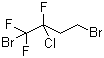 2-氯-1,4-二溴-1,1,2-三氟丁烷结构式_378-13-2结构式
