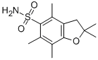 2,2,4,6,7-五甲基二氢苯并呋喃-5-磺酰胺结构式_378230-81-0结构式