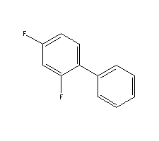 2,4-二氟联苯结构式_37847-52-2结构式