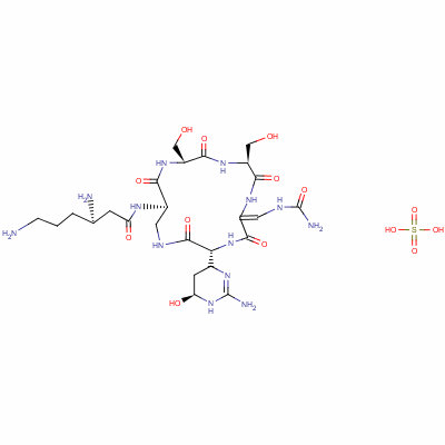 紫霉素硫酸盐结构式_37883-00-4结构式