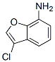 3-氯-1-苯并呋喃-7-胺结构式_379228-65-6结构式
