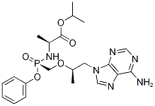 (S)-2-(((S)-((((R)-1-(6-氨基-9H-嘌呤-9-基)丙烷-2-基)氧基)甲基)(苯氧基)磷酰基)氨基)丙酸异丙酯结构式_379270-37-8结构式