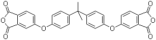 2,2-双[4-(3,4-二羧基苯氧基)苯基]丙二酐(BPADA)结构式_38103-06-9结构式