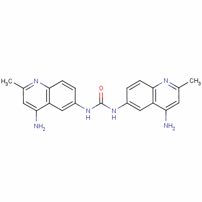 氨喹脲结构式_3811-56-1结构式