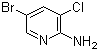 2-氨基-3-氯-5-溴吡啶结构式_38185-55-6结构式