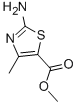 2-氨基-4-甲基噻唑-5-甲酸甲酯结构式_3829-80-9结构式