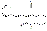 1,2,5,6,7,8-六氢-3-(2-苯基乙烯)-2-硫氧代-4-喹啉甲腈结构式_383158-28-9结构式