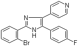 4-[2-(2-溴苯基)-4-(4-氟苯基)-1H-咪唑-5-基]吡啶结构式_384820-17-1结构式