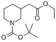 1-[(1,1-二甲基乙氧基)羰基]-3-哌啶乙酸乙酯结构式_384830-13-1结构式