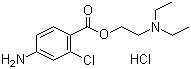 盐酸氯普鲁卡因结构式_3858-89-7结构式