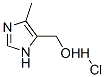 4-甲基-5-羟甲基咪唑盐酸盐结构式_38585-62-5结构式