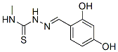 (9Ci)-2-[(2,4-二羟基苯基)亚甲基]-N-甲基-肼硫代甲酰胺结构式_386254-60-0结构式