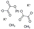 二(草酸)铂(II)酸钾二水合物结构式_38685-12-0结构式