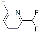 Pyridine, 2-(difluoromethyl)-6-fluoro- Structure,387398-49-4Structure
