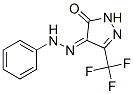 (Z)-4-(2-苯基亚肼基)-3-(三氟甲基)-1H-吡唑-5(4h)-酮结构式_387829-08-5结构式