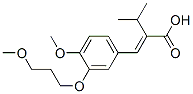 2-异丙基-3-[4-甲氧基-3-(3-甲氧基丙氧基)苯基]丙烯酸结构式_387868-07-7结构式