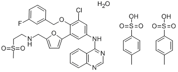 二对甲苯磺酸拉帕替尼结构式_388082-78-8结构式