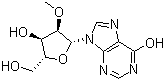 2-甲氧基肌苷结构式_3881-21-8结构式