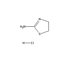 2-氨基-2-噻唑啉盐酸盐结构式_3882-98-2结构式