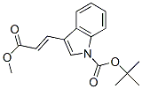 3-(2-甲氧基羰基乙烯基)-吲哚-1-羧酸叔丁酯结构式_388631-93-4结构式