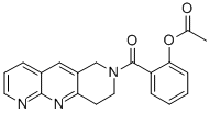 (9CI)-7-[2-(乙酰基氧基)苯甲酰基]-6,7,8,9-四氢吡啶并[2,3-b][1,6]萘啶结构式_389117-40-2结构式
