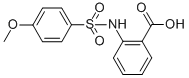 2-(4-Methoxy-benzenesulfonylamino)-benzoic acid Structure,38957-44-7Structure