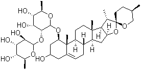 麦冬皂苷B结构式_38971-41-4结构式