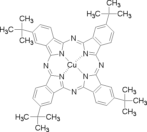 4,4’,4’’,4’’’-Tetra-tert-butylphthalocyanine copper Structure,39001-64-4Structure
