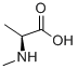 N-甲基-L-丙氨酸结构式_3913-67-5结构式