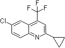 6-氯-2-环丙基-4-(三氟甲基)喹啉结构式_391860-73-4结构式