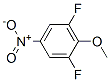 2,6-二氟-4-硝基苯甲醚结构式_392-25-6结构式