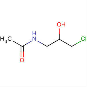 N-(3-氯-2-羟基丙基)乙酰胺结构式_3920-11-4结构式