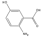 5-羟基-2-氨基苯甲酸结构式_394-31-0结构式