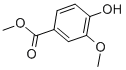 香草酸甲酯结构式_3943-74-6结构式