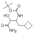 (4-氨基-1-环丁基-3-羟基-4-氧代-2-丁基)氨基甲酸叔丁酯结构式_394735-22-9结构式