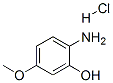 2-Amino-5-methoxyphenol hydrochloride Structure,39547-15-4Structure
