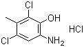6-氨基-2,4-二氯-3-甲基苯酚盐酸盐结构式_39549-31-0结构式