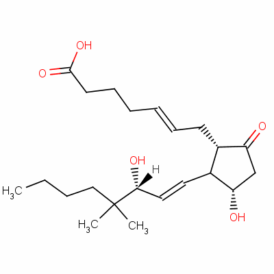 16,16-二甲基前列腺素 E2结构式_39746-25-3结构式