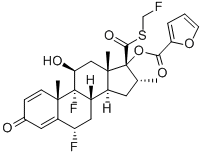 糠酸氟替卡松结构式_397864-44-7结构式