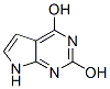 2,4-二羟基吡咯[2,3-d]嘧啶结构式_39929-79-8结构式