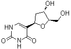 5-(2-Deoxy-beta-d-erythro-pentofuranosyl)-2,4(1h,3h)-pyrimidinedione Structure,39967-60-7Structure