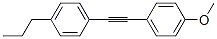 1-(2-(4-甲氧基苯基)乙炔基)-4-丙基苯结构式_39969-26-1结构式
