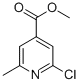 2-氯-6-甲基吡啶-4-羧酸甲酯结构式_3998-90-1结构式