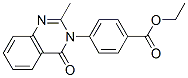 4-(2-甲基-4-氧代-喹唑啉-3-基)苯甲酸乙酯结构式_4005-02-1结构式