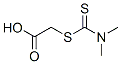 S-(N,N-二甲基硫代氨甲酰基)巯基乙酸结构式_4007-01-6结构式
