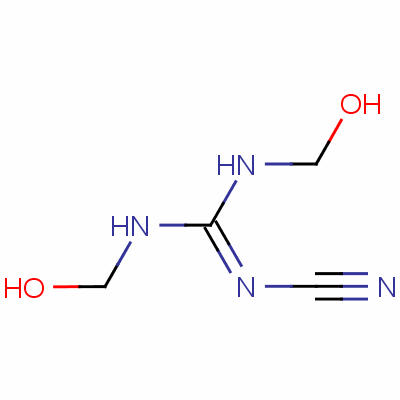 n-氰基-N,N-双(羟基甲基)-胍结构式_40074-04-2结构式