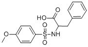 2-([(4-Methoxyphenyl)sulfonyl]amino)-3-phenylpropanoic acid Structure,40280-00-0Structure