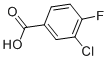 3-氯-4-氟苯甲酸结构式_403-16-7结构式